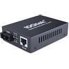 H!Fiber.com Convertitore multimediale Gigabit Ethernet, da 1,25G SFP a RJ45 da fibra a rame, ricetrasmettitore SFP incorporato (1000Base-LX, 20 km, monomodale doppio SC)