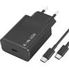 JiCghemg 45 W caricatore USB C, caricatore 45 W per Samsung, per Samsung Galaxy S25 Ultra, S25, S26, S26 Ultra, S24 Plus, S23, S22+, S21, A57, A56, A36 serie, compatibile con iPhone, Super Charge Rapide+2M