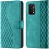 CaseGla Cover per Oppo A54 / A74 5G PU Pelle Custodia Flip Turquesa