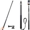 ARTCISE Bastone per selfie lungo in fibra di carbonio, 300 cm, asta di estensione per selfie monopiede per GoPro Hero per DJI Osmo Action per Osmo Pocket per Insta360 per fotocamera