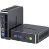 GMKtec K17 AI Mini PC, Intel Core Ultra 5 226V (fino a 4,5 GHz), 16 GB LPDDR5X 8533 MT/s, 512GB PCIe 4.0 SSD, 97 Tops AI, Intel Arc 130V, Dual M.2 (Gen5+Gen4), USB4, 8K Triple Display, WiFi 6E