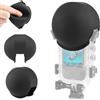 PULUZ Copriobiettivo in silicone per Insta360 X4 X3 custodia invisibile subacquea, accessori per protezione lente (nero)