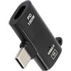 CY Adattatore USB-C Type-C Host per lettore di schede TF Micro-SD T-Flash da 480 Mbps OTG e alimentatore PD da 100 W per laptop, tablet e telefono.