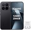 XIAOMI Smartphone 17T, 12 GB + 256 GB, con Android, display da 6,59 pollici, 120 Hz, batteria al carbonio al silicio da 6500 mAh, fotocamera Leica 5X, nero, cuffie incluse (bianco)