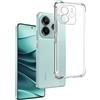 REY Cover in Gel TPU Anti-Shock per XIAOMI REDMI Note 14 5G, Morbido Silicone Custodie Protettivo Case, Anti-Scratch, Protettiva Sottile Back Cover
