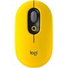 Logitech POP Mouse Wireless con Emoji personalizzabili, Tecnologia SilentTouch, Precisione e Velocità, Design Compatto, Bluetooth, Multidispositivo, Compatibile OS - Blast