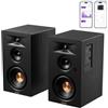 ULTIMEA Diffusori da scaffale attivi a 3 vie, 70W RMS, woofer 5,25, app, Bluetooth 6.0, HDMI ARC, uscita subwoofer per home cinema, TV, PC e giradischi, monitor studio, BS-3