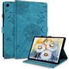 Rostsant Custodia Tablet Samsung A9 Plus, Cover Nuova in pelle PU Ripiegabile da Custodia in pelle con Stampa Dente di Leone per Cover Galaxy Tab A9+ (SM-X210/X216/X218) 11 pollici Blu