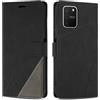 SONWO Cover per Samsung Galaxy A91 / M80S / S10 Lite, Flip Caso in PU Pelle Case Cover Custodia con Slot per Schede e Supporto Stand per Samsung A91 / M80S / S10 Lite, Nero