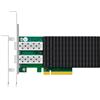 GLOTRENDS ST7337 2 porte 25Gb SFP28 Scheda di rete Ethernet con controller Mellanox ConnectX-5, interfaccia PCIe 3.0 X8, RDMA (RoCE), non Infiniband