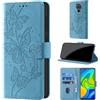 CaseGla Cover per Xiaomi Redmi Note 9, Azzurro | Blocco RFID, Portafoglio Pelle PU, Flip Libro, Porta Carte, Magnetica Libretto, Antiurto Protezione Completa