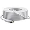 Panlouting Cavo USB a Micro USB | 5 Metri Cavo di Ricarica 5V 2A e Cavo di Dati | Cavo di Estensione Alimentazione per Telecamera di Sicurezza CCTV Wyze Cam, YI Dome, Nest, Blink, Netvue, DropCam