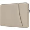 HEDUGO Custodia a Manica per Laptop con Tasca per Accessori Compatibile con MacBook Air/Pro da 13 a 14 Pollici Custodia Imbottita Protettiva Antiurto per Computer Pc Portatile da 13"a 14"