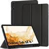 EasyAcc Custodia Compatibile con Samsung Galaxy Tab S8 2022/Samsung Galaxy Tab S7 2020 11 Pollici- Ultra Sottile con Funzione Auto Sleep/Wake funzione Stand Slim in pelle PU Custodia, Nero