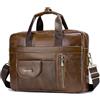 SPAHER Porta PC 15,6 Pollici Valigetta Borsa per PC Portatile Notebook 24 Ore Ventiquattrore in Pelle Cartella Portadocumenti da Ufficio Lavoro Regalo per Uomo