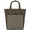 Kapten & Son Zaino Lindby da 18 l, 2 in 1, con fissaggio per valigia, scomparto per laptop, portabottiglie, shopper, Leone marrone scuro, 18 L, Minimalista