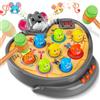 YOOHBERRYS Acchiappa la Talpa, Gioco Martellamento Talpa, Giochi del Martello, Martellare la Talpa con 5 modalità e 9 Brani Musicali, Giocattoli Montessori per Bambini di 3 Anni +
