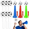 XIEXIESHER 3 Vuvuzela a Forma di Pallone da Calcio con 6 Clap-main de football, corni da calcio, Trombe da Stadio per Eventi Sportivi, Tornei di Calcio, Basket trombette festa compleanno