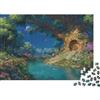 UVTMWVTCUSIQ Foresta Incantata Puzzle 1000 pezzi in carta per adulti Allenamento mentale Educativo Decorazione casa 38x26cm/1000pcs