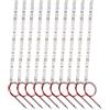 HAXIHA 10 Pezzi Precablato Bianco Caldo Striscia Led 2835 SMD 12- LED,Modellismo LED,Luce Autoadesiva 12-18V per Modellismo