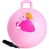 U&C Planet 45CM Pallone da Salto per Bambini 3-8 Anni Supporta Fino a 100 kg Design Antiscivolo con Pompa Palla da Salto in PVC per Interni ed Esterni