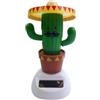 Surakey Figura solare a testa oscillante per auto, divertente cactus - figura solare per cruscotto, giocattolo da danza solare, giocattolo per auto, giocattolo Hula-Girl Solar Wackel Figur,ideale per