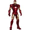 Tak Tak Toys ZD Toys - Statuetta da collezione Iron Man Mark 3, 35,5 cm, parti intercambiabili, oggetti da collezione di alta qualità, materiale in PVC resistente, dai 15 anni