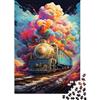 UVTMWVTCUSIQ Puzzle Espressione Esplosione Treno 1000 Pezzi Puzzle per Adulti Relax Gioco di Famiglia Perfetto per Festività 70x50cm/1000pcs