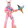 Jazwares Fortnite Legendary Rabbit Raider - Action figure articolabile da 15,24 cm con strumento di raccolta, dorso decorativo e codice per oggetto virtuale bonus