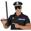 FIESTAS GUIRCA | Manganello Poliziotto Finto (57 cm) - Accessorio per Costume Guardia Sicurezza SWAT Polizia - Carnevale Halloween Feste a Tema - Adulto Bambino - Nero