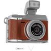 ZYOUQI Portachiavi compatto con videocamera lampeggiante, schermo da 0,96 pollici, ad alta definizione, per fotografia notturna, riprese quotidiane, metallo, Marrone, taglia unica