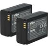 vhbw 2x batteria compatibile con Samsung NX1010, NX2020, NX200, NX2030, NX300, NX2000, NX300M, NX1000, NX210 fotocamera (800mAh, 7,4V, Li-Ion)