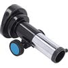 LKUREASDR 102mm Reflective Telescope Focuser Gear, Astronomical Telescope Focusing Seat with 1.25 Inch Eyepiece Interface, Matte ABS Plastic Manual Micro - Focuser for DIY Reflector