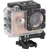 ZASCHMOY Videocamera Sportiva Mini DV Impermeabile - Alta Definizione 1080P con Staffa per Bicicletta, capacità Subacquea 30 M - Videocamera Compatta per Avventurieri (GOLD)