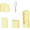 CAZSTYK Set protettivo per Pocket 4 con copriobiettivo antigraffio e copertura antiscivolo in gomma antiurto