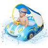 Ninonly Salvagente Neonato con Parasole Spf 50+ Ninonly Piscina per Bambino 1 Anno De...
