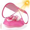 WYRIAZA Salvagente Neonato con Parasole, Salvagente Bambini 13 anni, Ciambell...