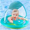 Thedttoy Salvagente Bambini con Parasole UPF50+ & Seggiolino di Sicurezza, Do...