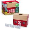 schleich FARM WORLD | Grande fattoria in legno 42602 | Set con casa, 6 recint...