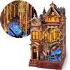 FUNPOLA Venice Night Starlit Book Nook Kit - Puzzle 3D in legno con specchio ...