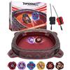 BGOVTAPO Stadium Starter Kit - con 6 X Tops, 2 Lanciatori & Arena. Set di Bat...