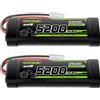 OVONIC Batteria NiMH da 7,2 V RC da 5200 mAh con connettore TMY per camion RC...