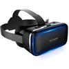 FIYAPOO Occhiali VR 3D per Smartphone, 3D Visore Realtà Virtuale, HD VR per F...