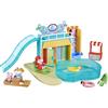 Peppa Pig, Playset Acquapark, playset 2 action figure, giocattoli per età pre...