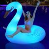 DeeprBling Cigno Gonfiabile Piscina con Luce che Cambia Colore, Cigno Gonfiab...