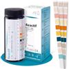 Reactif Strisce Urine 10 Parametri - Test Urine per Cistite, Infezioni Urinarie, Chetosi, pH, Glucosio, Leucociti, Nitriti e Sangue - 100 Strisce con Scala Colori