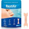 HISTOKIT SUMINISTROS DE LABORATORIO Cerotti Nasali Antirussamento BESTAIR - Strisce Nasali per Respirare Meglio, Ridurre il Russare e Alleviare la Congestione - Dilatatore Nasale Ipoallergenico per Sonno e Sport - 60 Pezzi