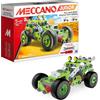 BANDAI - Meccano Junior La Mia Auto a Retro Frizione - Kit di Costruzione 138 pezzi, motore retro-frizione, attrezzi, istruzioni - Kit Attività assemblaggio auto - Giocattolo Bambini 8+ - APM19102