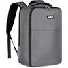 YOKGO Zaino Ryanair 40x20x25, Bagaglio a Mano 40x20x25 Ryanair,Zaino da viaggio Aereo Bagaglio a Mano, Zaino Scuola,Porta PC 14,4" Zaini Aereo Sotto il Sedile Donna Uomo Grigio