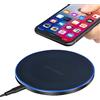 HONGYEE Caricatore Wireless Charger, 20W Max Caricatore Senza Fili Portatile Rapida Caricabatterie Wireless per Apple iPhone 16/15/14/13/12/11/SE/X/8, Caricatore per Samsung Galaxy S23 S22 S21, Pixel, Huawei